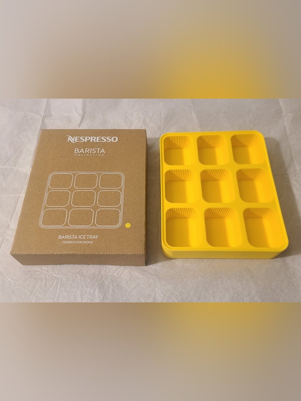 BNIB - Nespresso Barista Collection - Silicone Ice Cube Tray